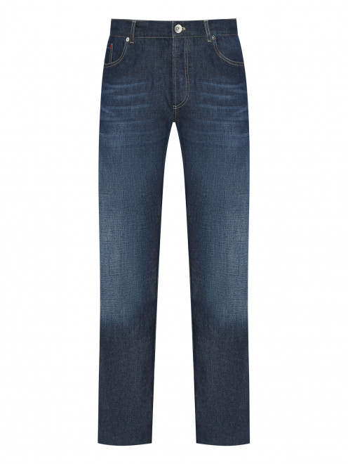 Прямые джинсы из хлопка Brunello Cucinelli - Общий вид