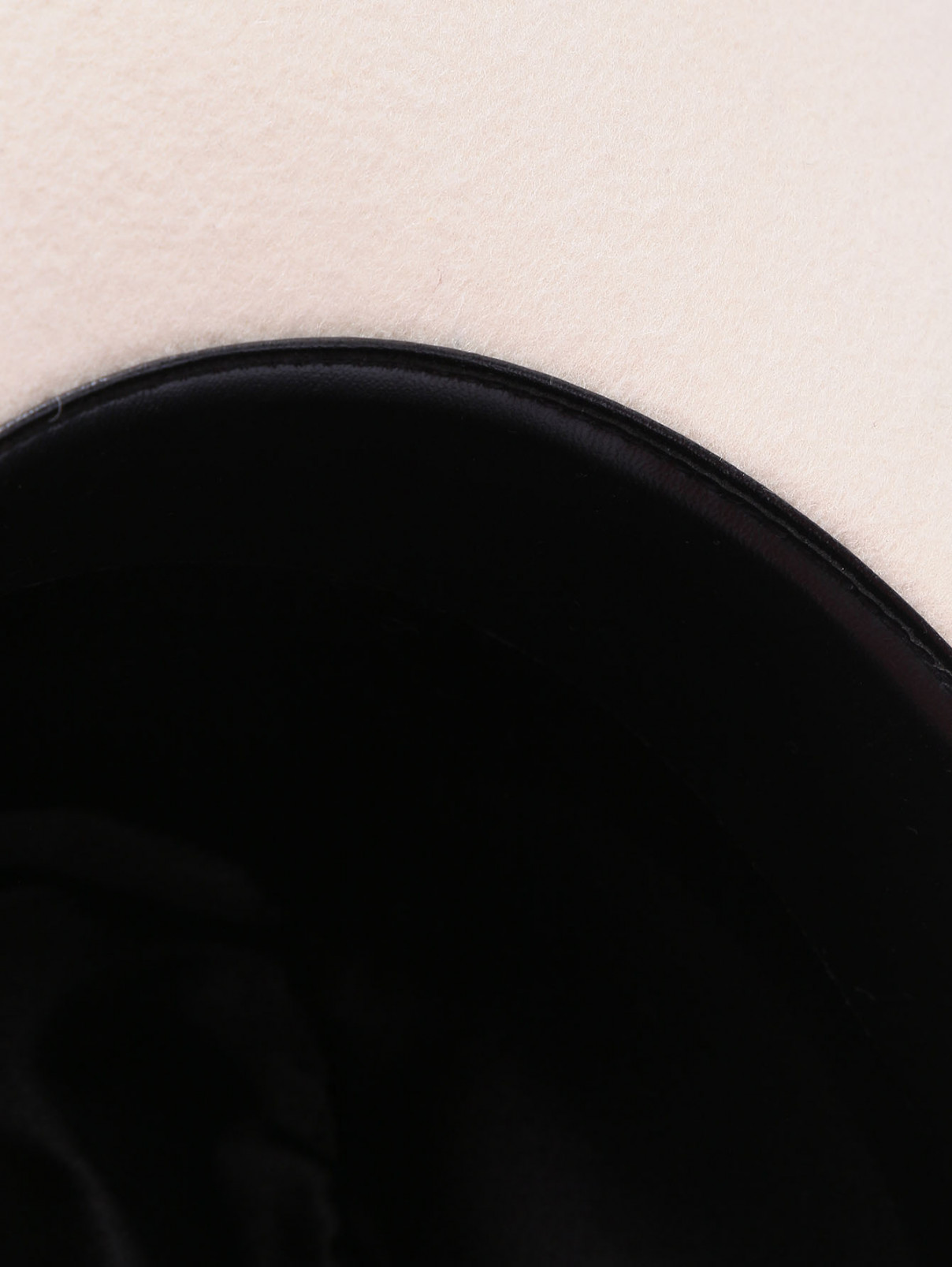 Шляпа-федора из шерсти Dorothee Schumacher  –  Деталь1  – Цвет:  Белый