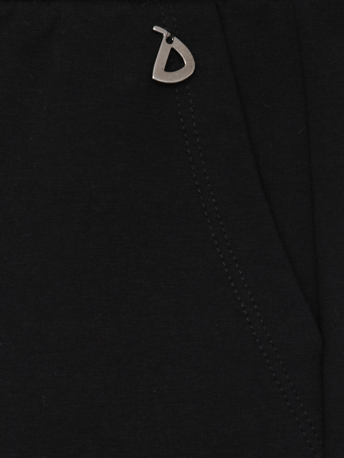 Трикотажные брюки-клеш DIXIE  –  Деталь  – Цвет:  Черный
