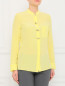 Блуза из шелка с декоративными пуговицами Emporio Armani  –  Модель Верх-Низ