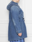 Куртка джинсовая, удлиненная, из хлопка Persona by Marina Rinaldi  –  МодельВерхНиз2