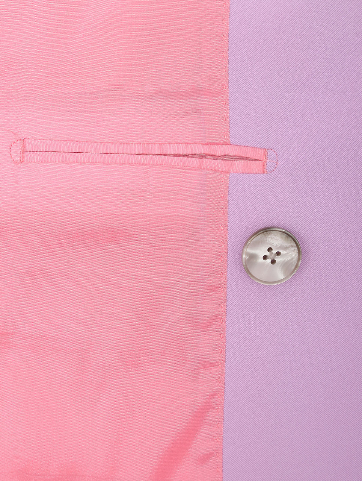 Двубортный жакет на пуговицах LARDINI  –  Деталь2  – Цвет:  Фиолетовый