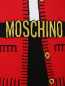 Платье мелкой вязки с контрастным принтом Moschino Couture  –  Деталь1