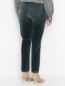 Вельветовые брюки из смешанного хлопка Marina Rinaldi  –  МодельВерхНиз1