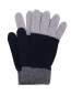 Трехцветные шерстяные перчатки Il Gufo  –  Общий вид