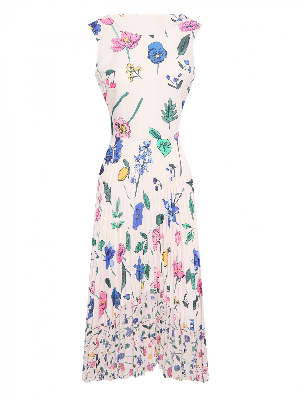 Платье с цветочным узором Markus Lupfer  –  Общий вид
