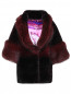Пальто из меха кролика Versace Collection  –  Общий вид