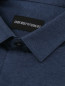 Рубашка узкого кроя из хлопка Emporio Armani  –  Деталь
