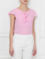Блуза с короткими рукавами Moschino Boutique  –  МодельВерхНиз