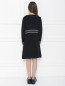 Платье трикотажное из шерсти и кашемира Aletta Couture  –  МодельВерхНиз1