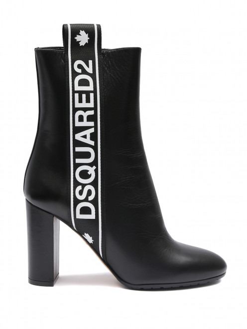 Сапоги из гладкой кожи Dsquared2 - Обтравка1