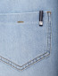 Укороченные джинсы с бахромой Persona by Marina Rinaldi  –  Деталь1