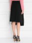 Шерстяная юбка с декоративной отделкой Maison Margiela  –  Модель Верх-Низ1
