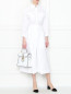 Платье-миди из хлопка с накладными карманами Alberta Ferretti  –  МодельОбщийВид