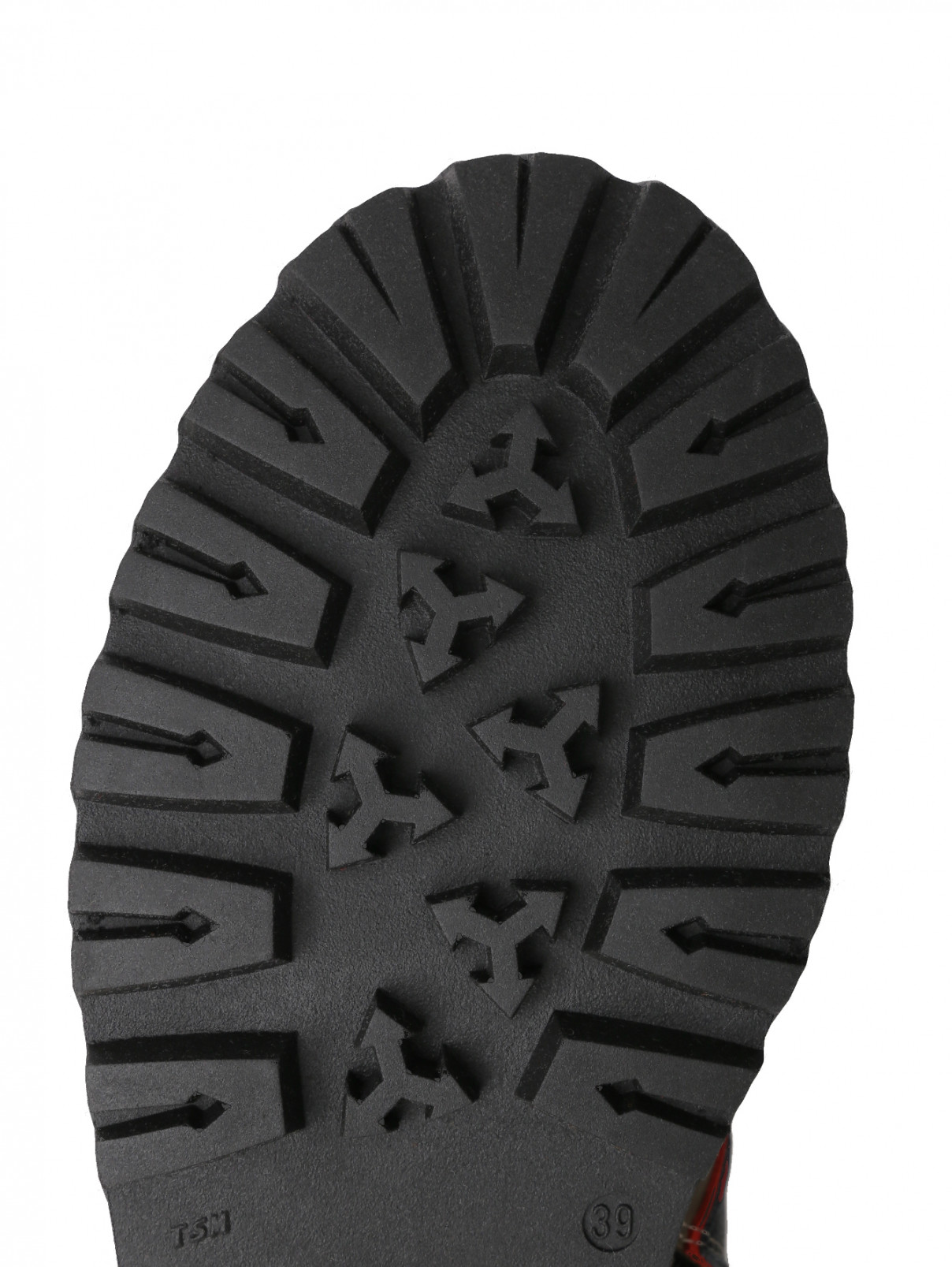 Утепленные ботинки из кожи MSGM  –  Обтравка4  – Цвет:  Коричневый