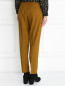 Укороченные брюки зауженного кроя с карманами Max&Co  –  Модель Верх-Низ1