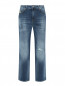 Укороченные джинсы из хлопка с декором Max&Co  –  Общий вид