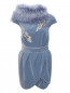 Платье-мини декорированное пайетками Elisabetta Franchi  –  Общий вид