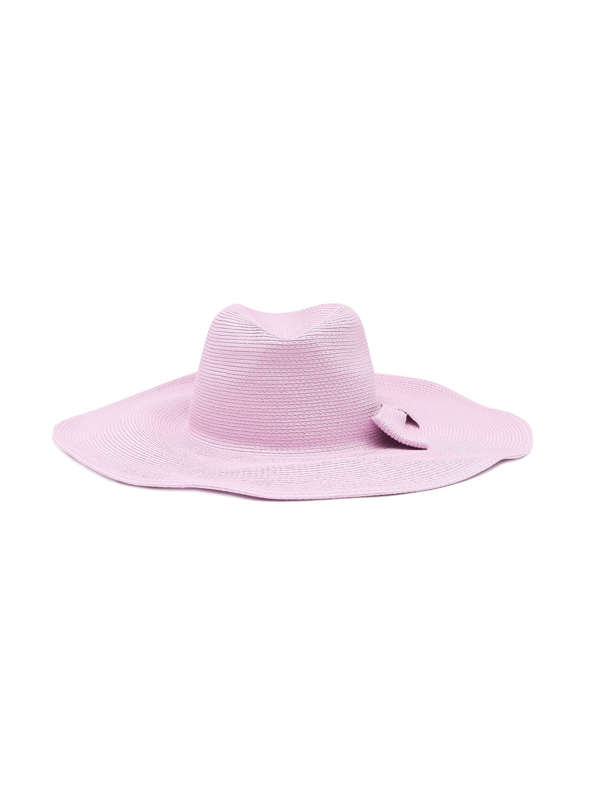 Однотонная шляпа с бантом Weekend Max Mara  –  Обтравка1  – Цвет:  Фиолетовый