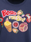 Свитшот из хлопка с вышивкой BOSCO  –  Деталь