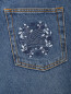 Широкие джинсы прямого кроя Etro  –  Деталь