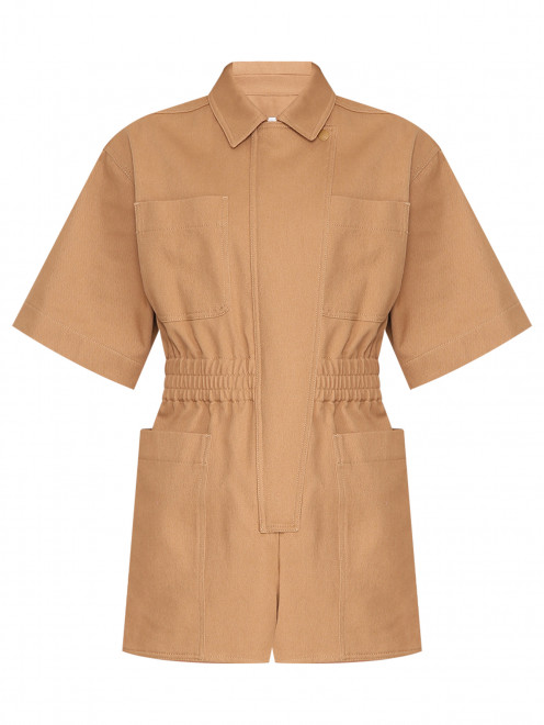 Комбинезон из плотного хлопка с карманами Max Mara - Общий вид