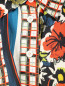 Платье-рубашка из шелка с узорами Jean Paul Gaultier  –  Деталь