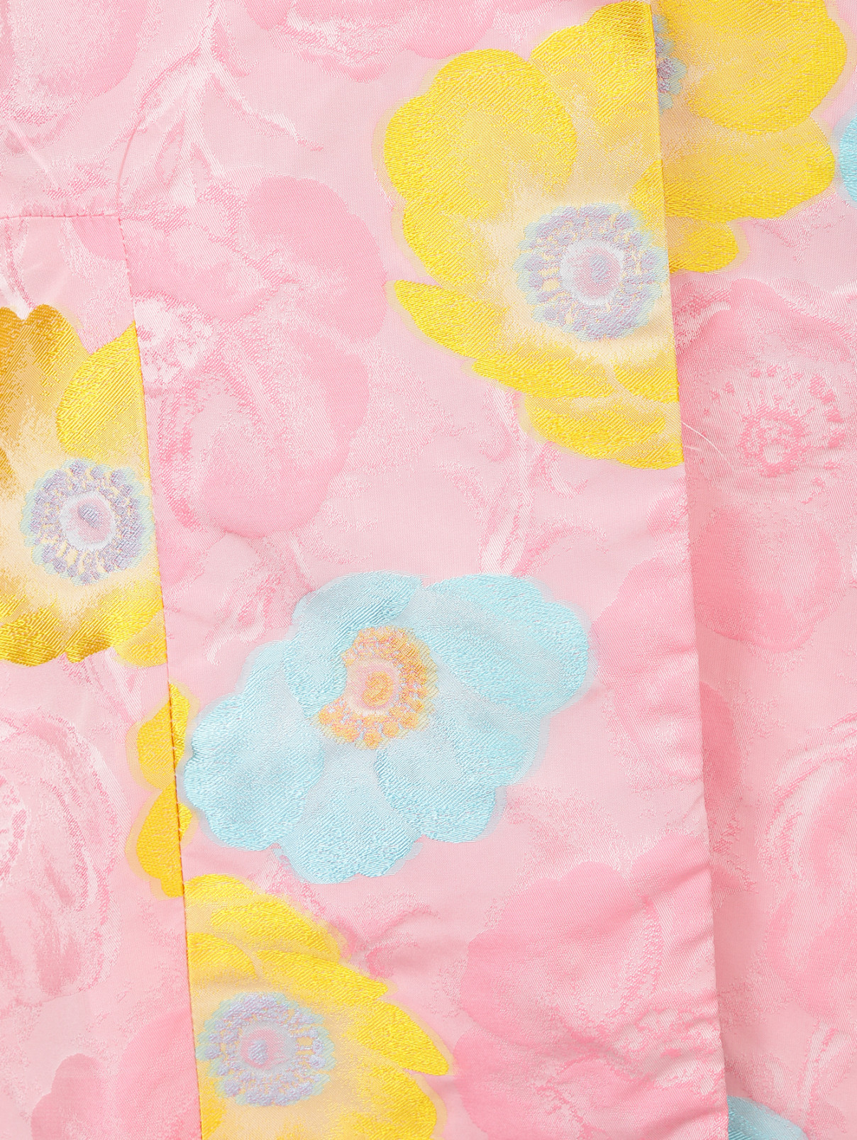 Легкое пальто с цветочным узором Femme by Michele R.  –  Деталь1  – Цвет:  Розовый