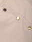 Блуза из хлопка с коротким рукавом на кнопках TWINSET  –  Деталь