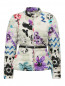 Куртка с цветочным узором на молнии Armani Collezioni  –  Общий вид