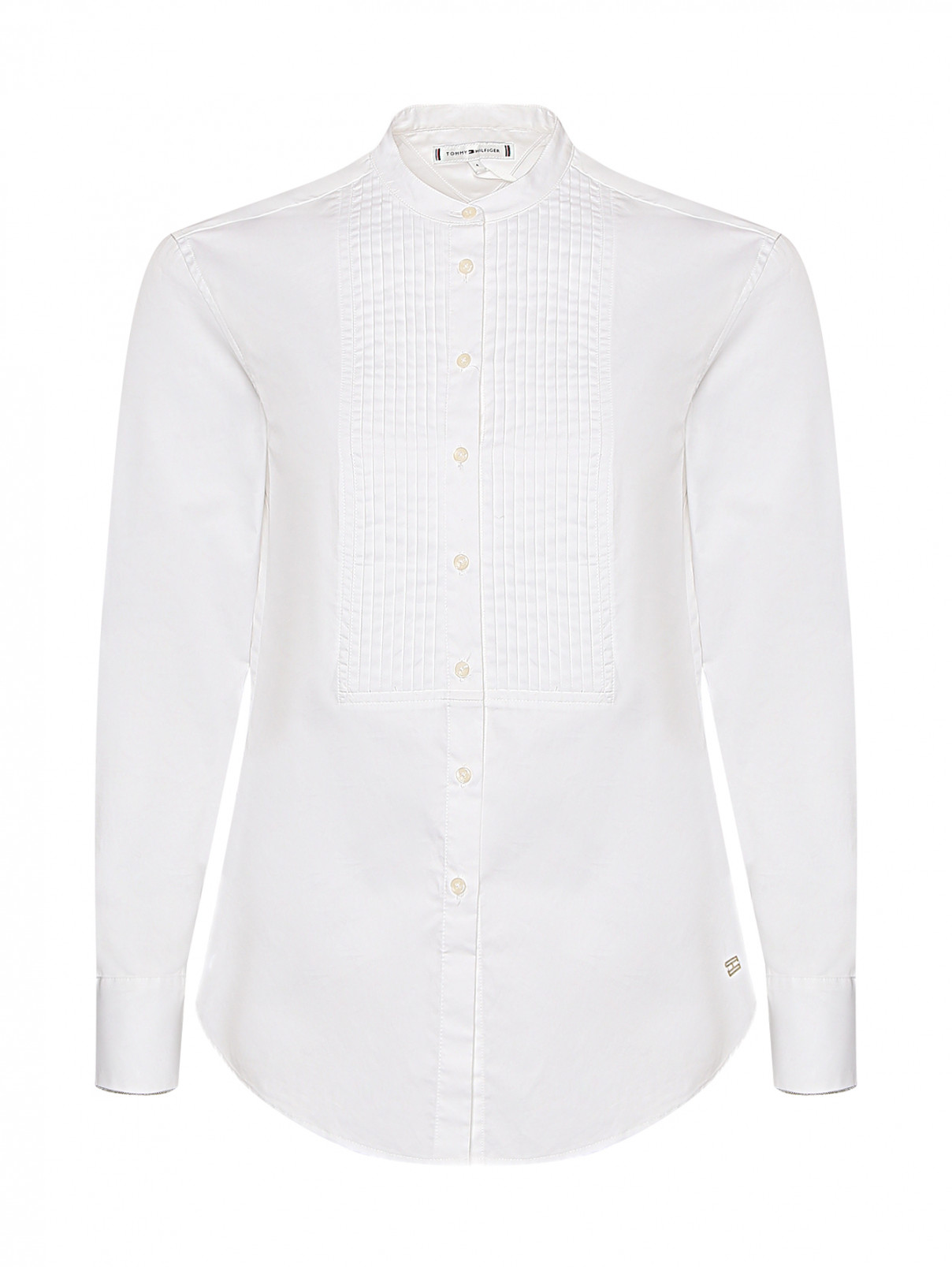 Блуза из хлопка Tommy Hilfiger  –  Общий вид  – Цвет:  Белый