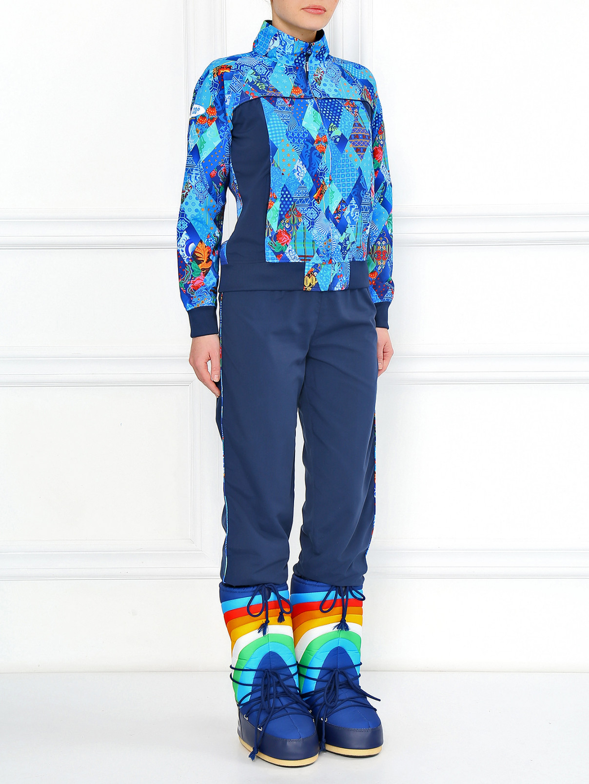 Ботинки-дутики Sochi 2014  –  Модель Общий вид  – Цвет:  Синий