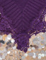 Платье из смешанной шерсти, декорированное паетками Ermanno Firenze  –  Деталь1