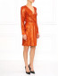 Шелковое платье декорированное пайетками Jenny Packham  –  Модель Общий вид