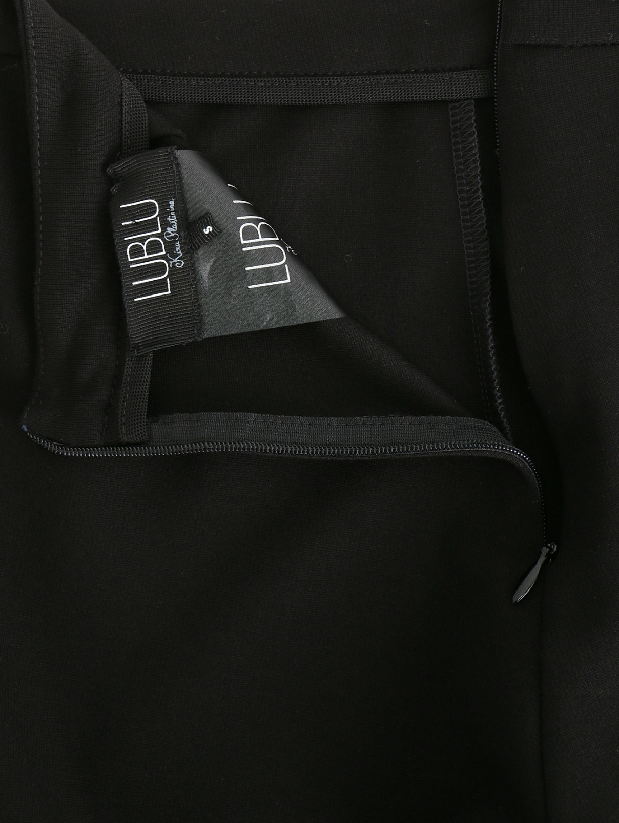 Трикотажные брюки с прозрачными вставками Kira Plastinina  –  Деталь  – Цвет:  Черный