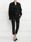 Укороченная куртка из шерсти и кашемира с металлической фурнитурой Jean Paul Gaultier  –  Модель Общий вид