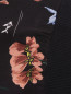 Бомбер из шелка с цветочным узором на молнии Markus Lupfer  –  Деталь