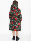 Пуховое пальто с цветочным узором Dolce & Gabbana  –  МодельВерхНиз1