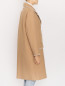Пальто из смешанной шерсти с контрастной вышивкой Moschino Boutique  –  МодельВерхНиз2
