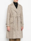 Пальто из смешанной шерсти с накладными карманами LARDINI  –  МодельВерхНиз