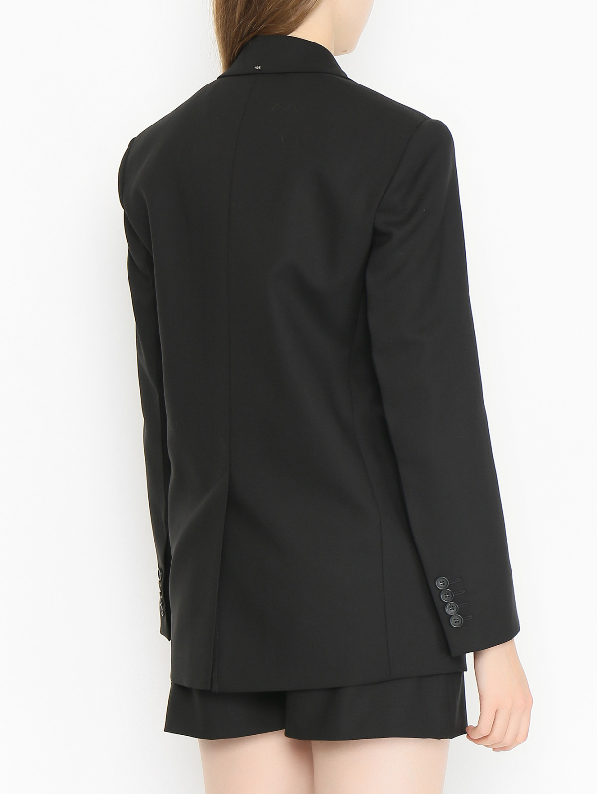 Жакет прямого кроя Sportmax  –  МодельВерхНиз1  – Цвет:  Черный