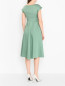 Однотонное платье из вискозы с круглым вырезом Weekend Max Mara  –  МодельВерхНиз1