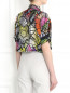 Блуза из шелка с абстрактным узором Jean Paul Gaultier  –  Модель Верх-Низ1