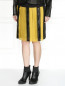 Шелковая юбка, декорированная пайетками Philosophy di Alberta Ferretti  –  Модель Верх-Низ