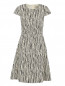 Платье-футляр с абстрактным узором A La Russe  –  Общий вид