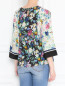 Блуза из шелка с цветочным узором Weekend Max Mara  –  МодельВерхНиз1