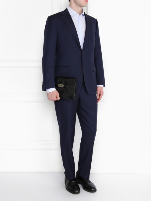 Клатч из кожи Corneliani - Модель Общий вид