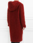 Пальто из мохера и шерсти с накладными карманами и контрастной отделкой Stella Jean  –  Модель Верх-Низ1