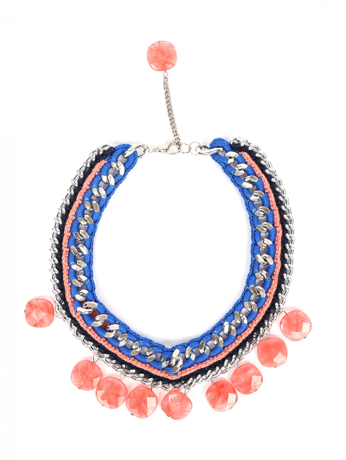 Ожерелье из металла с халцедоном Inga Kazumyan  –  Общий вид  – Цвет:  Мультиколор