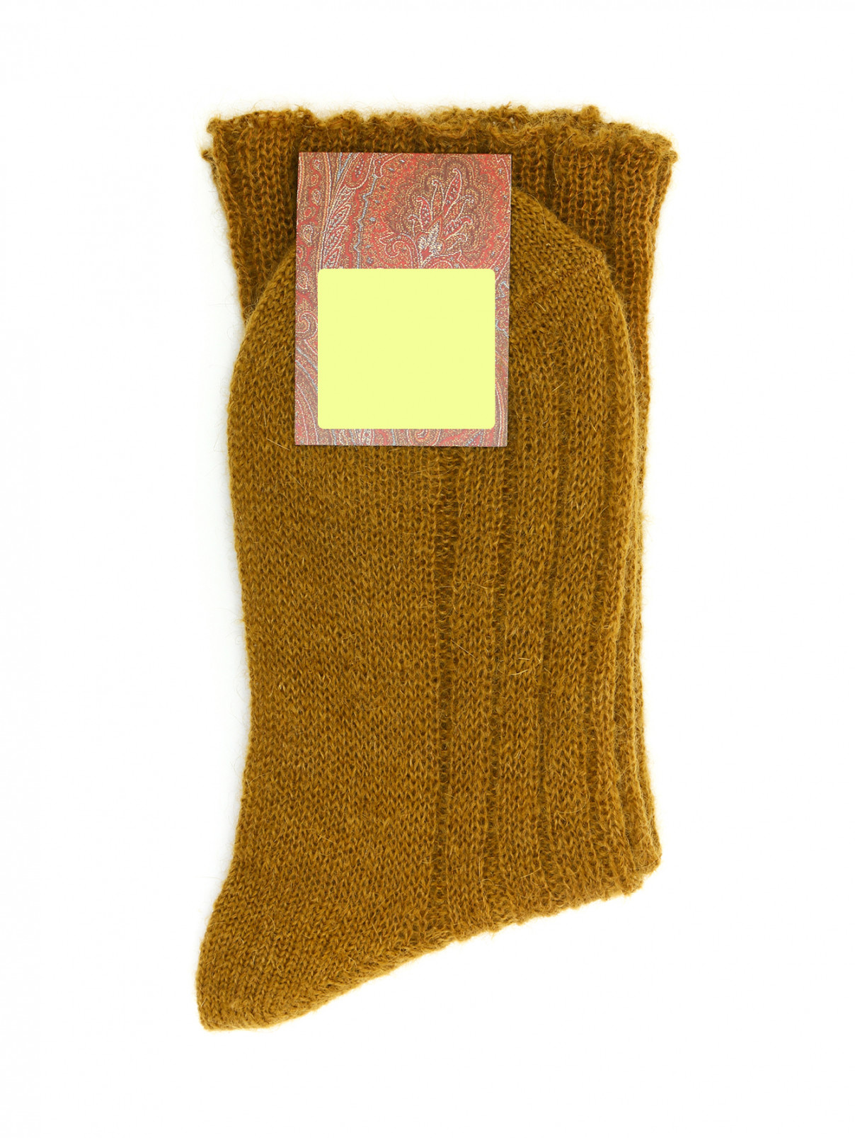 Носки из смешанного мохера Etro  –  Общий вид  – Цвет:  Оранжевый
